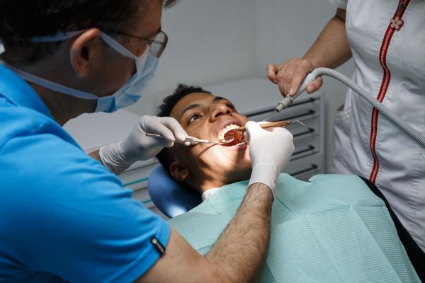 Gentle extraction (surgical for impacted)